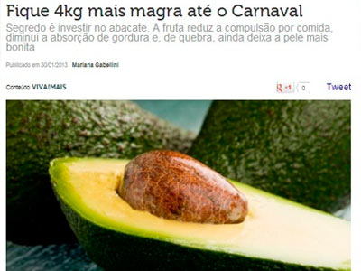 Fique 4kg mais magra até o Carnaval
